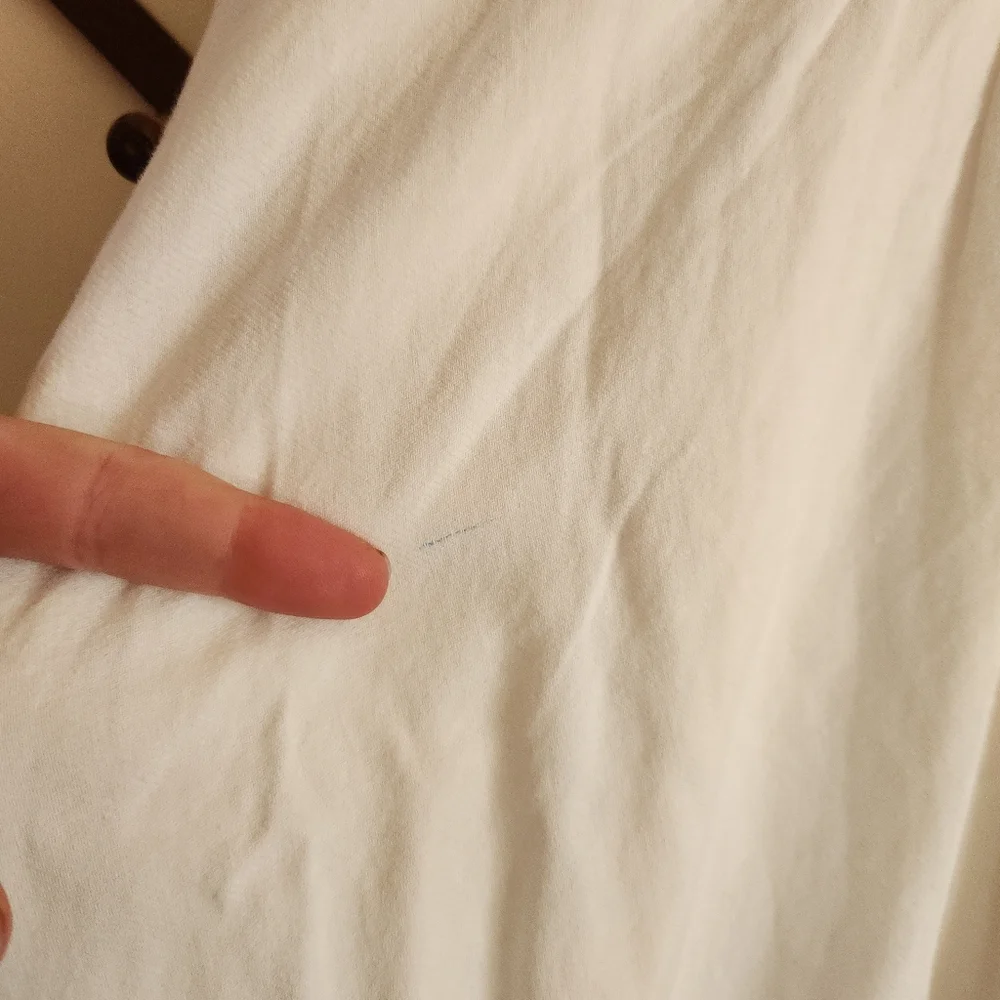 Nwt Free People Lotus Two Piece Set White Blue Embroidered Maxi Skirt Large L - Picture 12 of 13